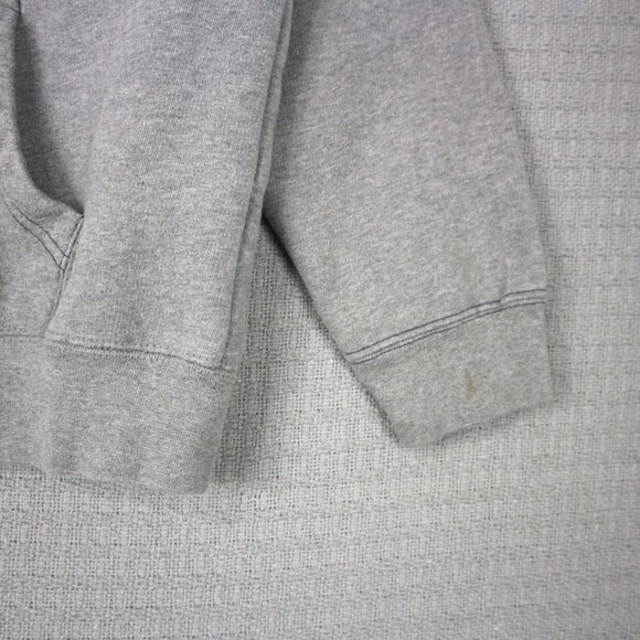 B.U.M Equipment Basic Grey Zip Up Hoodie Medium - Picture 7 of 8